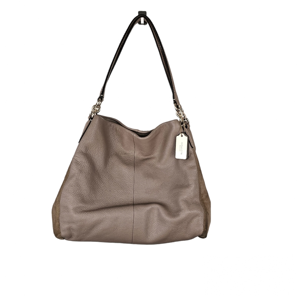 Coach Taupe Hobo Bag